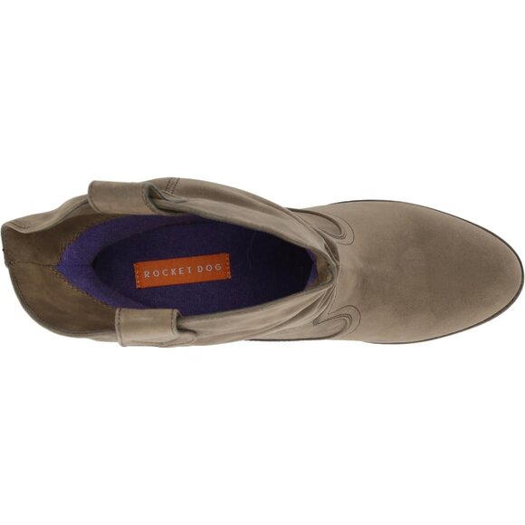 🆕Rocket Dog Women’s Brown Fabric Sheriff Modern Ankle Boot with Pull-Up Tabs - Picture 5 of 7